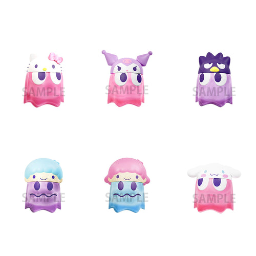 Chibicollect Figure Pac-Man x Sanrio Charactors Vol. 2 Clear Color Ver. (6 Types / 6 Per Box) - Box image