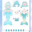 Chuchu Mermaid Trading Doll Series (6 Types / 6 Per Box) 