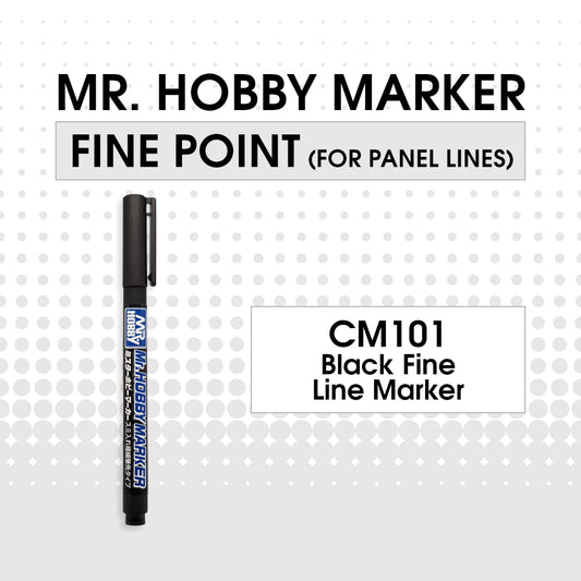 CM101 Black Fine Line Marker