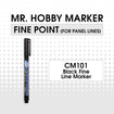 CM101 Black Fine Line Marker 