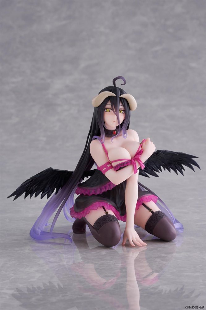 Desktop Cute Figure: Albedo Negligee Ver. (Overlord)