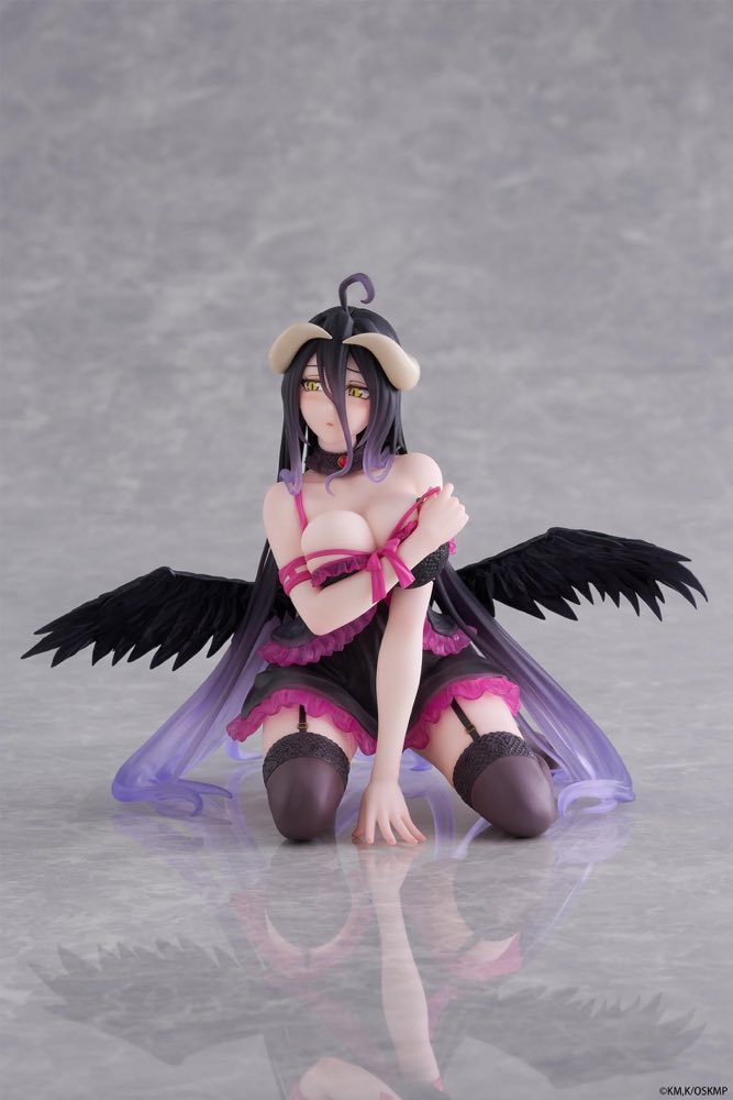 Desktop Cute Figure: Albedo Negligee Ver. (Overlord)