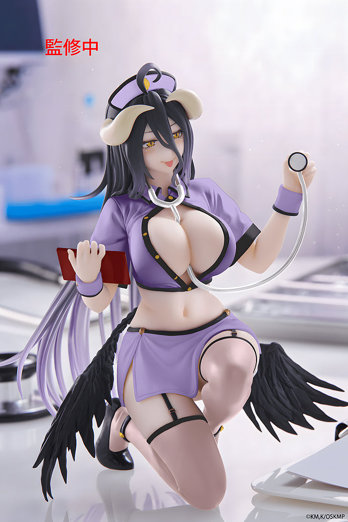 Desktop Cute Figure: Albedo Nurse Renewal Ver. (Overlord)