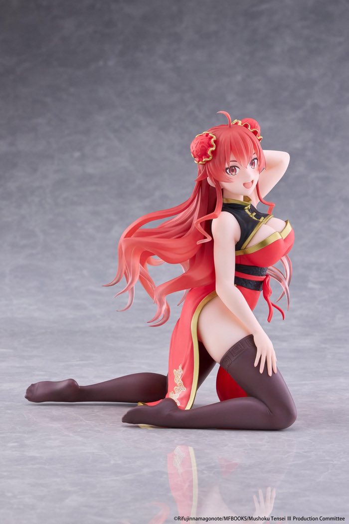 Desktop Cute Figure: Eris Greyrat Chinese Dress Ver. (Mushoku Tensei: Jobless Reincarnation)