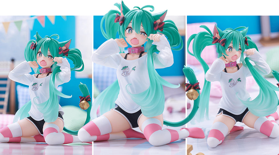 Desktop Cute Figure: Hatsune Miku Cat Ear T-Shirt Ver. - Box image