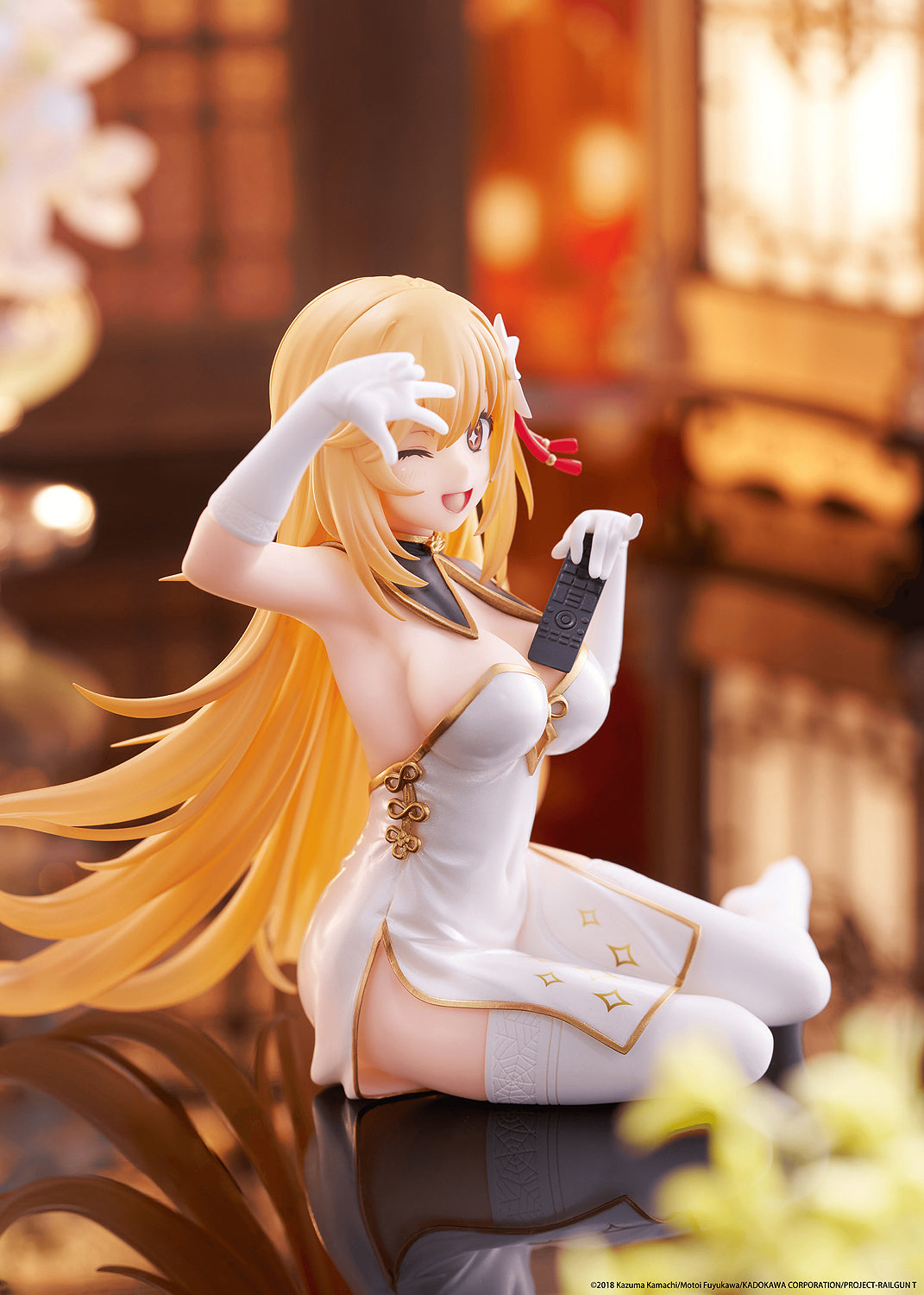 Desktop Cute Figure: Misaki Shokuho Chinese Dress Ver. (A Certain Scientific Railgun)