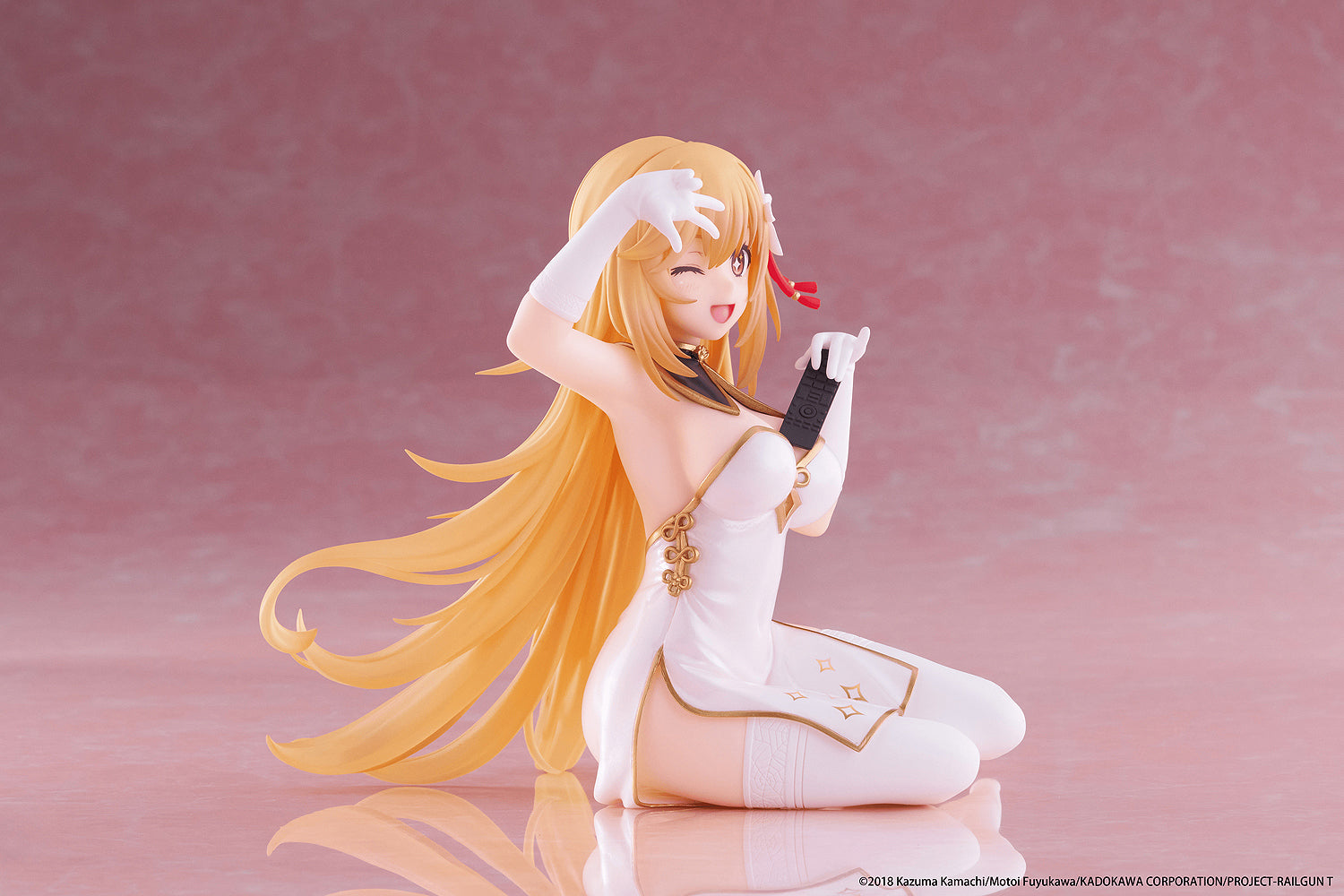 Desktop Cute Figure: Misaki Shokuho Chinese Dress Ver. (A Certain Scientific Railgun)