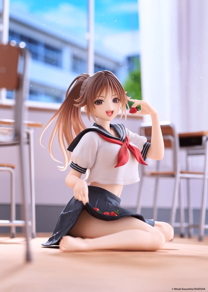 Desktop Cute Figure: Satsuki Kitaoji (School Uniform Ver.) (Strawberry 100%)