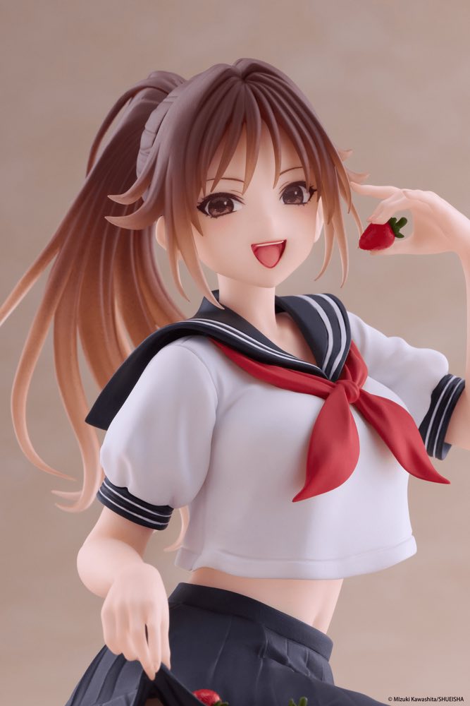 Desktop Cute Figure: Satsuki Kitaoji (School Uniform Ver.) (Strawberry 100%)