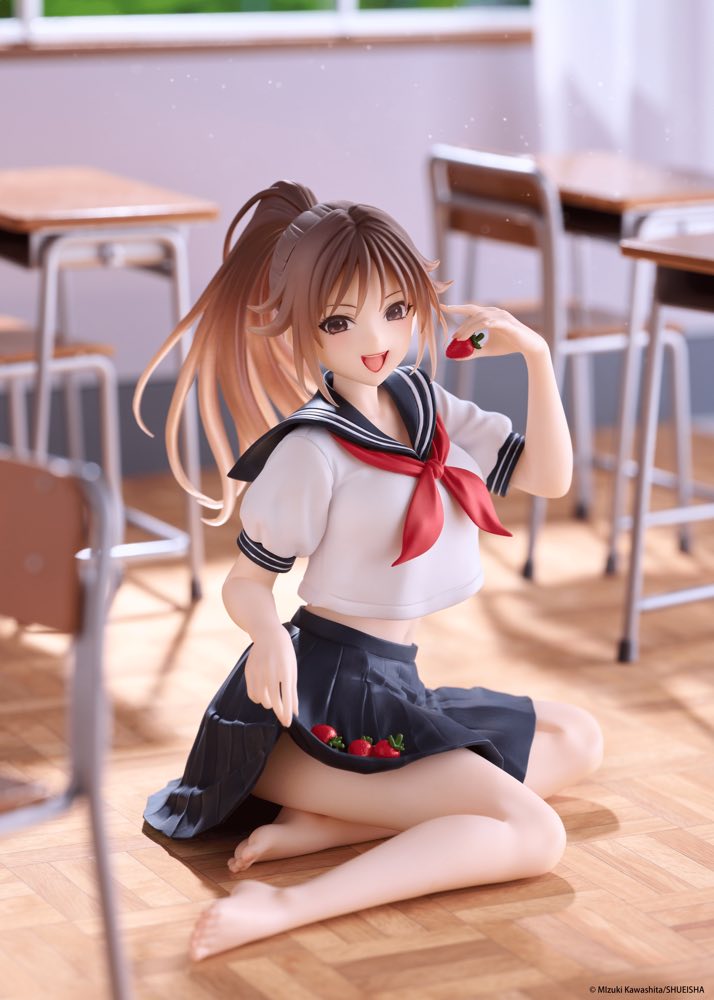 Desktop Cute Figure: Satsuki Kitaoji (School Uniform Ver.) (Strawberry 100%)