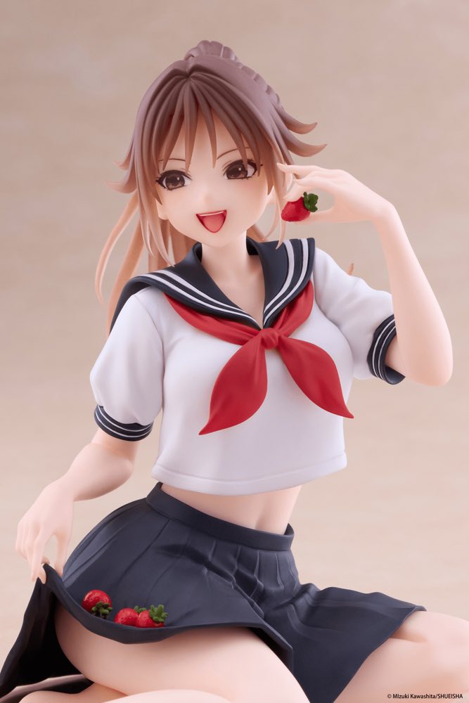 Desktop Cute Figure: Satsuki Kitaoji (School Uniform Ver.) (Strawberry 100%)