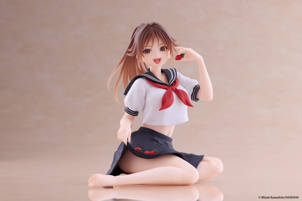 Desktop Cute Figure: Satsuki Kitaoji (School Uniform Ver.) (Strawberry 100%)