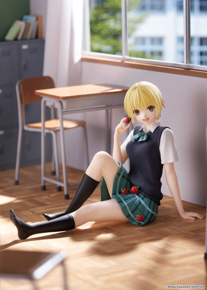 Desktop Cute Figure: Tsukasa Nishino School Uniform Ver. (Strawberry 100%)