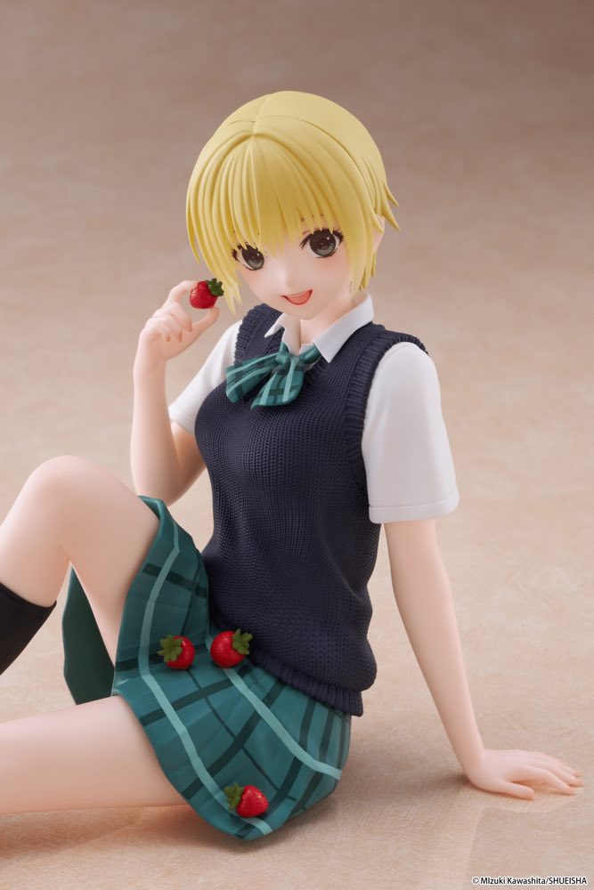 Desktop Cute Figure: Tsukasa Nishino School Uniform Ver. (Strawberry 100%)
