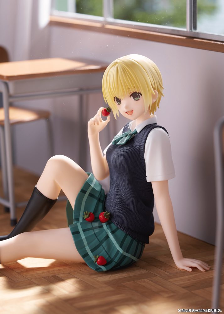 Desktop Cute Figure: Tsukasa Nishino School Uniform Ver. (Strawberry 100%)