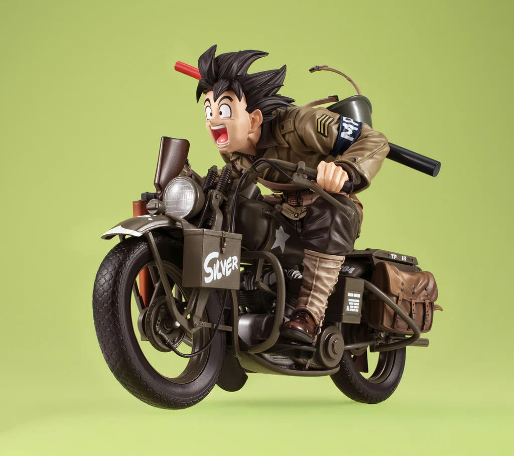Desktop Real McCoy EX: Son Goku & Bike (Dragon Ball Z)