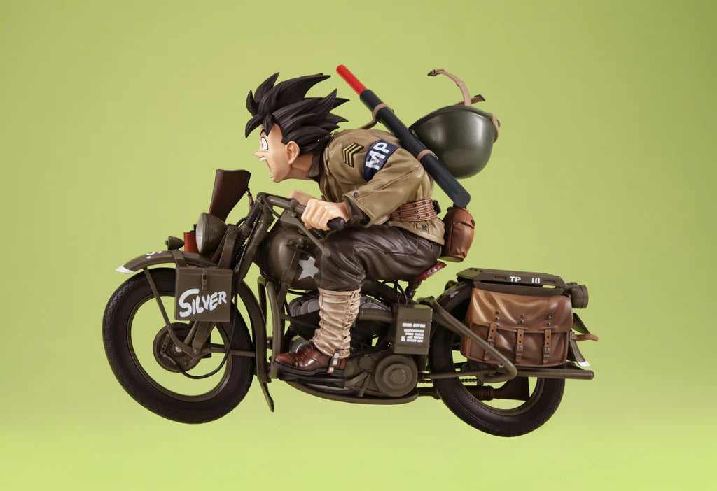 Desktop Real McCoy EX: Son Goku & Bike (Dragon Ball Z)