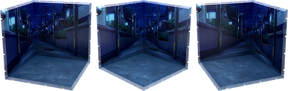Dioramansion 200: Residential Street (Night) - Box image