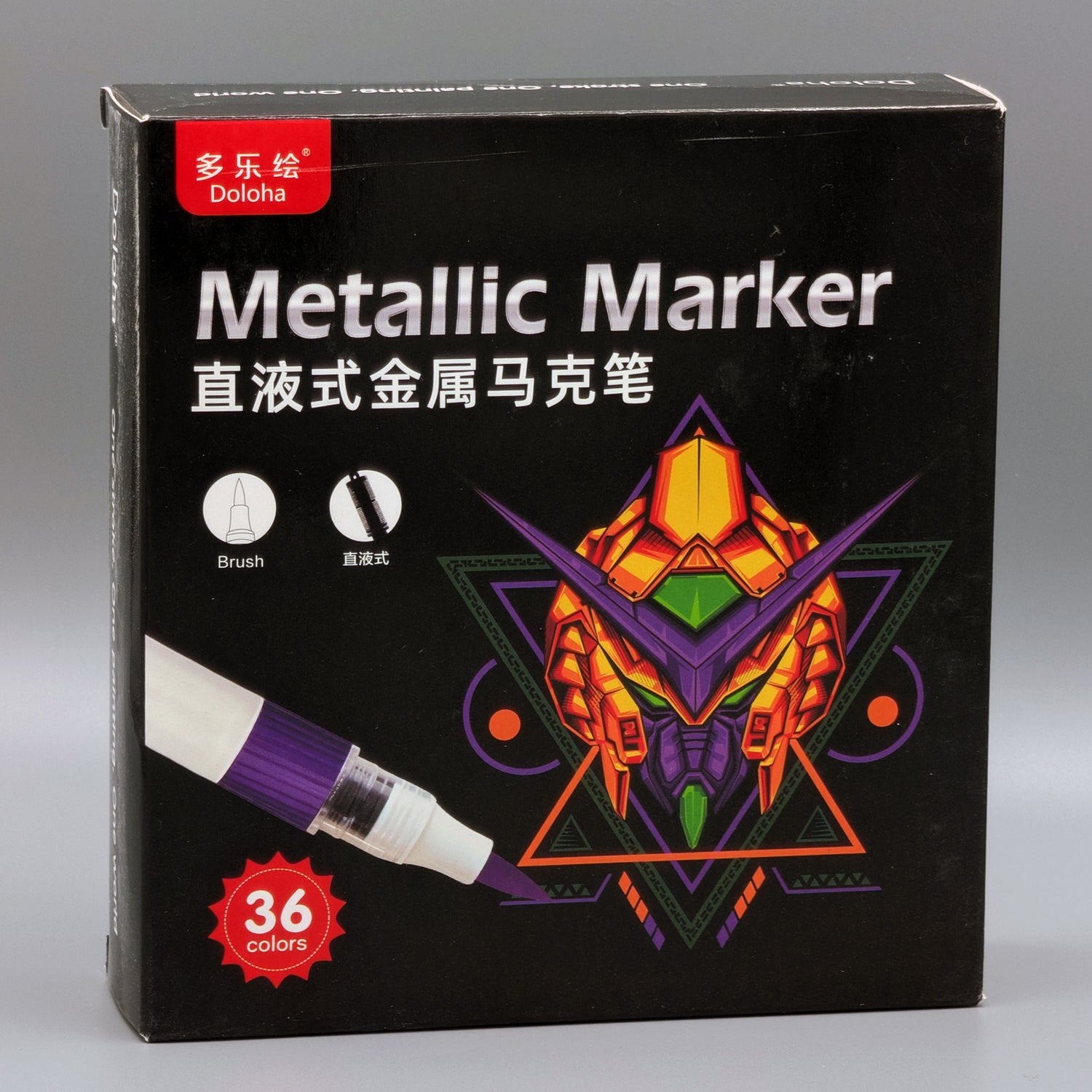 Doloha Metallic Acrylic Marker Set (36 Colors)