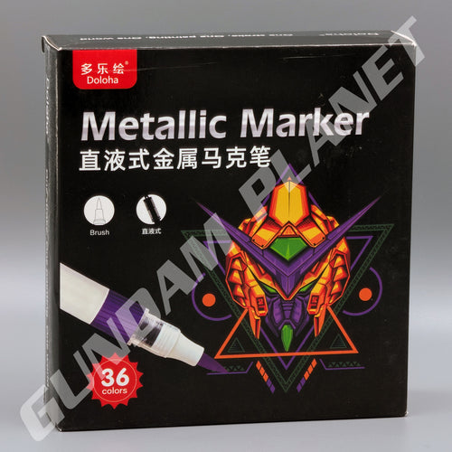 Doloha Metallic Acrylic Marker Set (36 Colors) - Box image