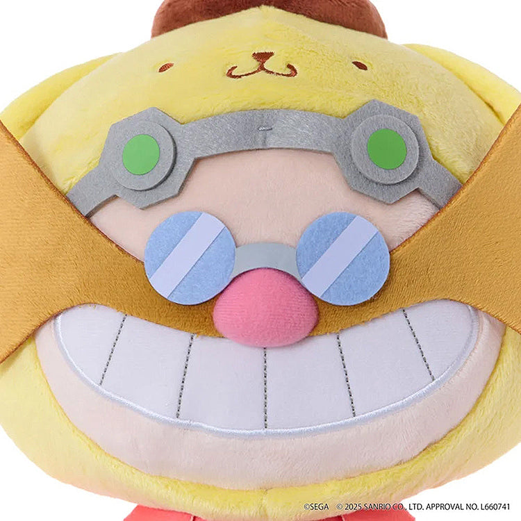 Dr. Eggman x Pompompurin M Plush (Sonic & Friends)