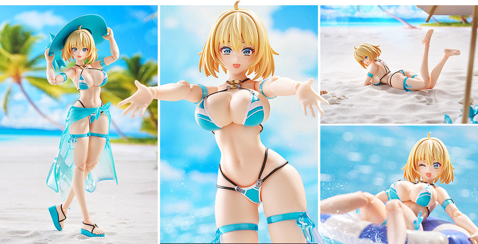figma 674 Sophia F. Shirring: Swimsuit Ver. (Bunny Suit Planning) - Box image