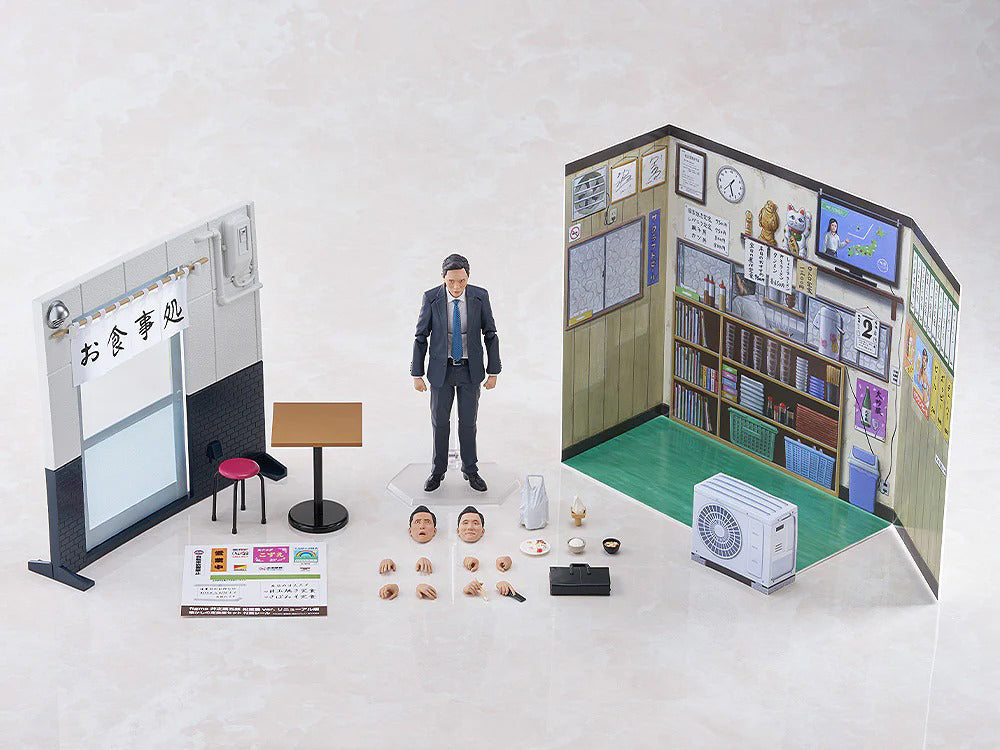 figma 675a Goro Inogashira: Yutaka Matsushige Ver. Renewal Edition - Nostalgic Teishoku Restaurant Set (Solitary Gourmet)