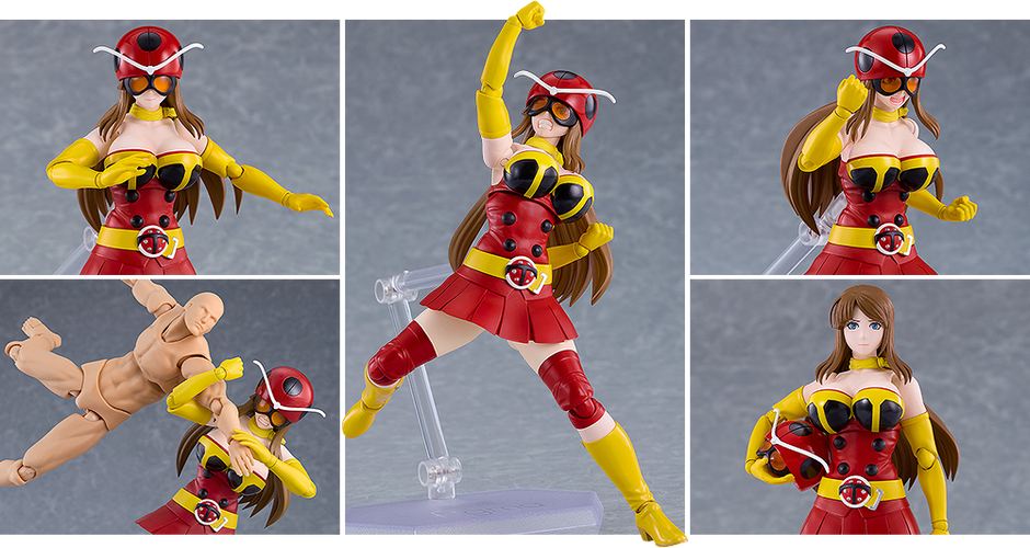 figma 699 Yuriko Okada Electro-Wave Human Tackle Ver. (Tojima Wants to Be a Kamen Rider) - Box image