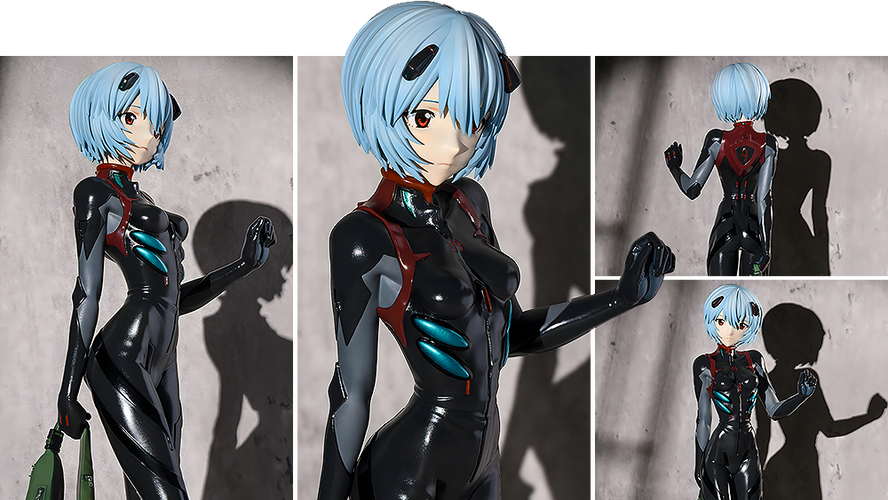 FIGURIZMα: Rei Ayanami (Tentative Name) Plugsuit Ver. (Rebuild of Evangelion) - Box image
