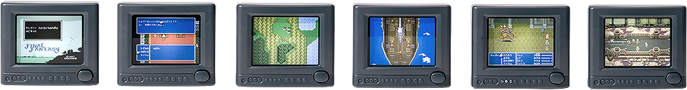 Final Fantasy Series Mini Melody TV (6 types / 6 per box) - Box image