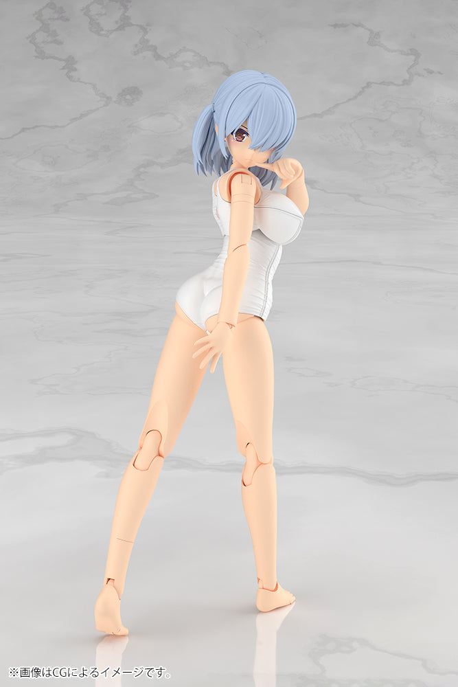 Frame Arms Girl FG201 Mizuki School Swimsuits White Ver.