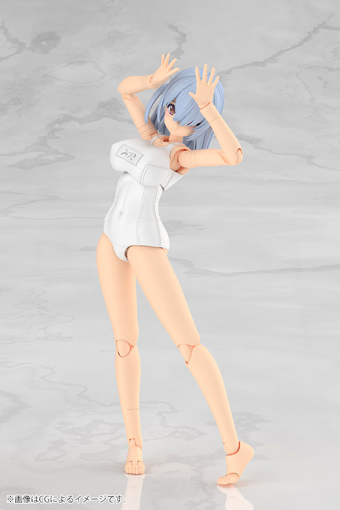 Frame Arms Girl FG201 Mizuki School Swimsuits White Ver.