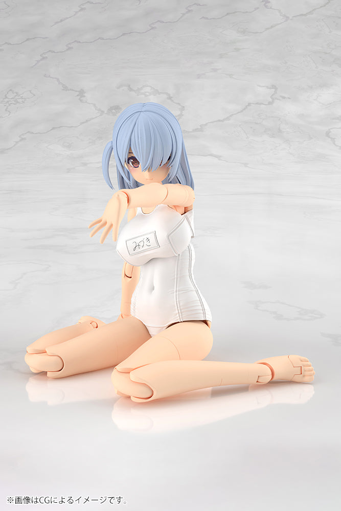 Frame Arms Girl FG201 Mizuki School Swimsuits White Ver.