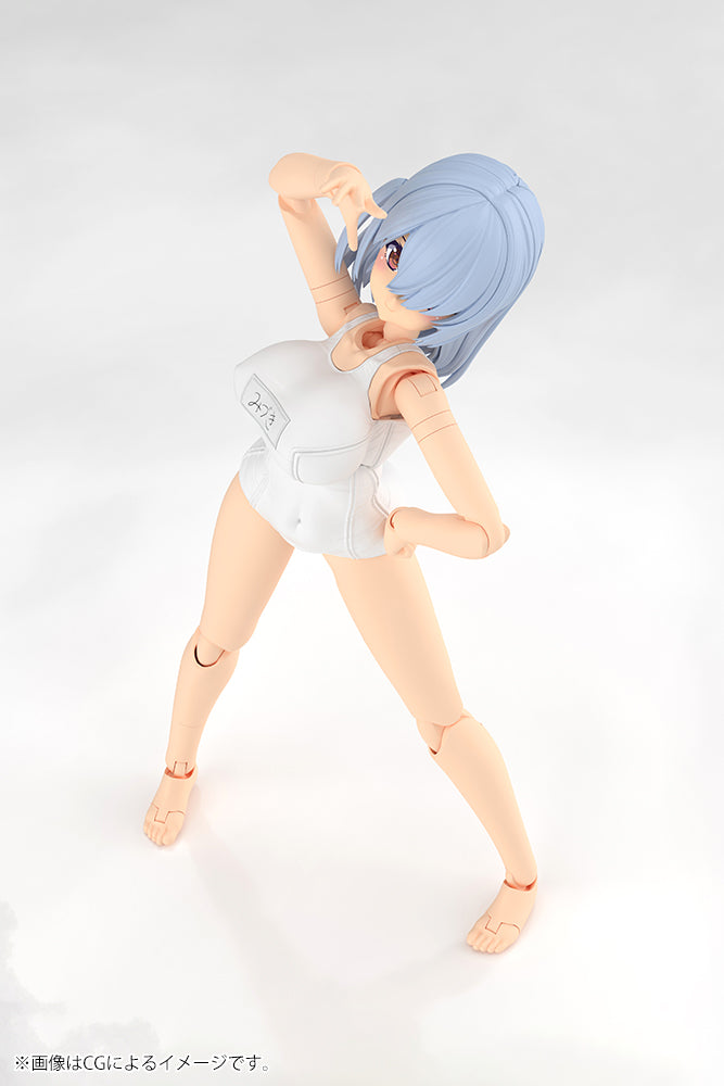 Frame Arms Girl FG201 Mizuki School Swimsuits White Ver.