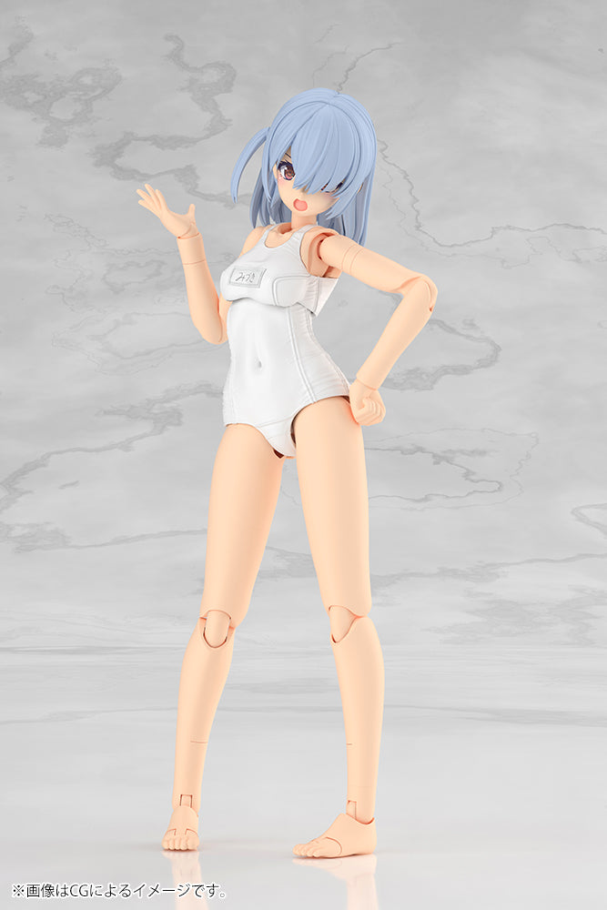 Frame Arms Girl FG201 Mizuki School Swimsuits White Ver.