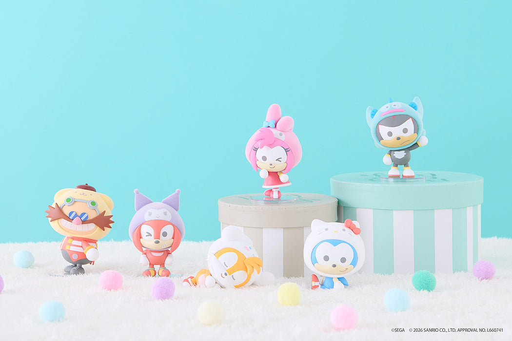 Fuwa Fuwa Sonic & Friends Sanrio Relax Figure (6 types / 6 per box)