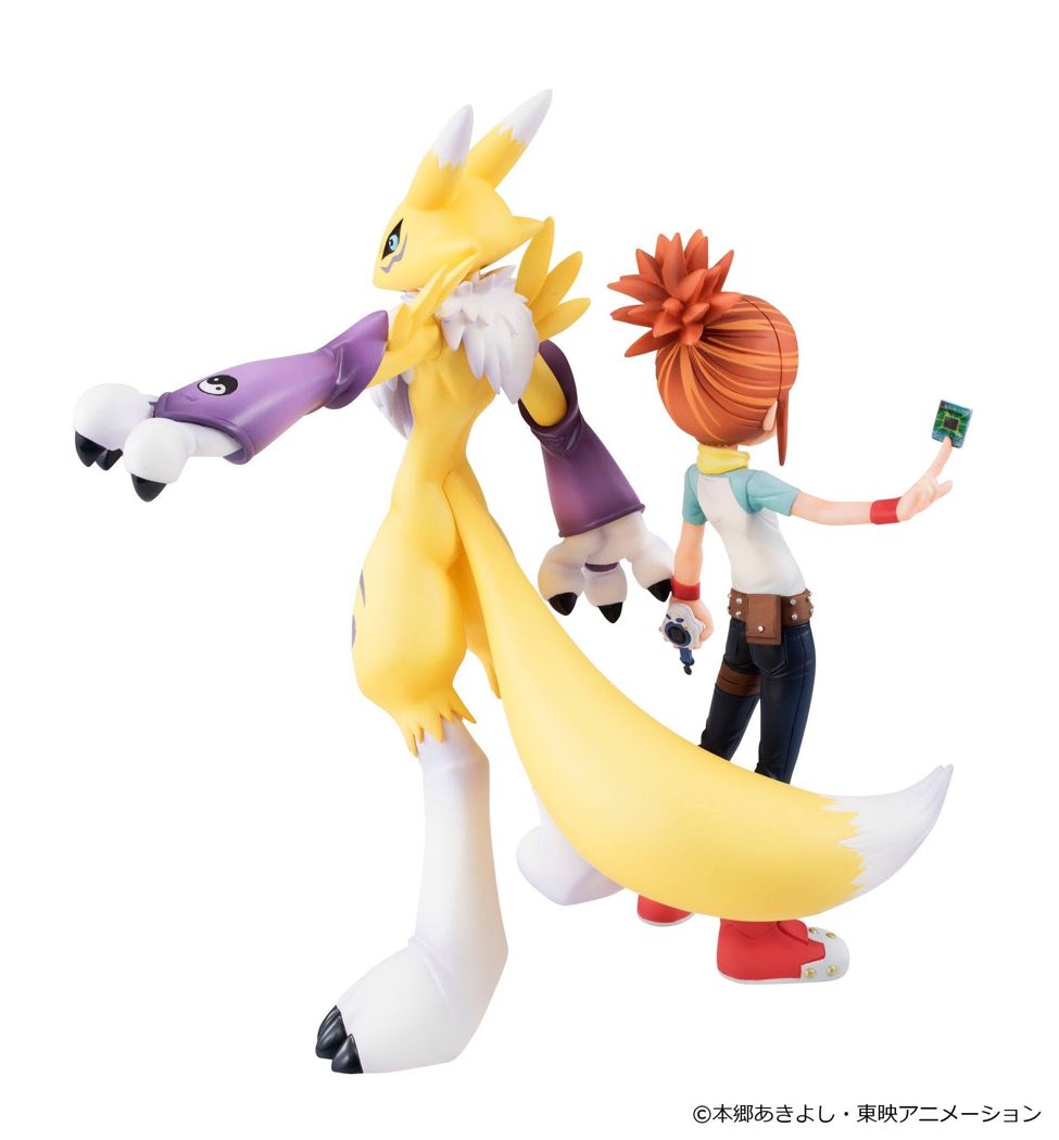 G.E.M. Series Renamon & Ruki Makino (Digimon Tamers)