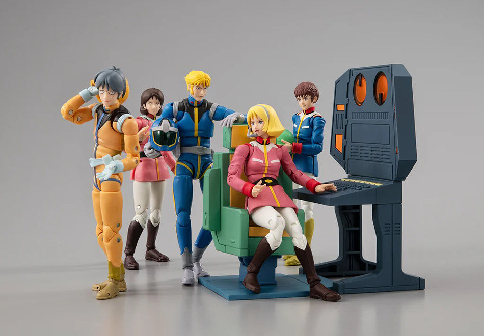 G.M.G. COLLECTION EX Mobile Suit Gundam White Base Bridge Radio Operator Desk (set with gift)