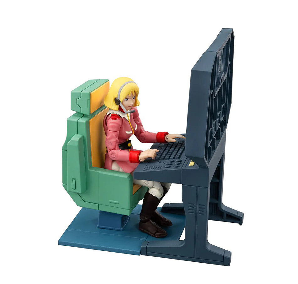 G.M.G. COLLECTION EX Mobile Suit Gundam White Base Bridge Radio Operator Desk (set with gift)