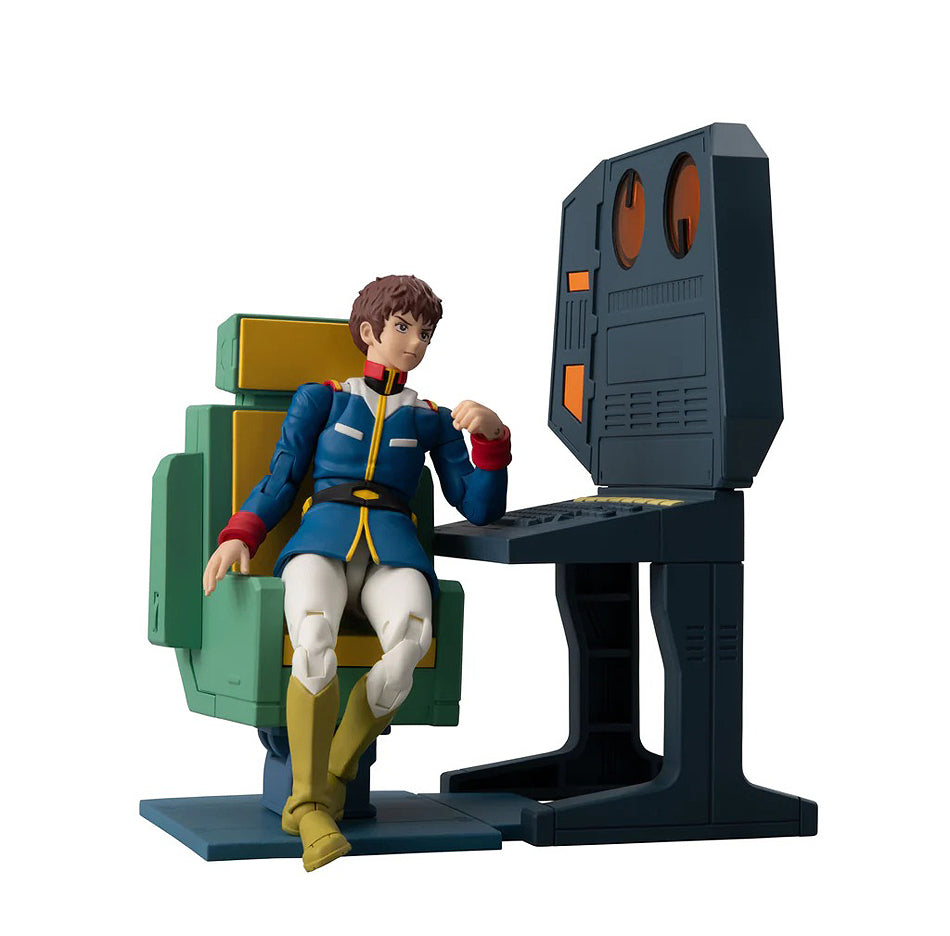 G.M.G. COLLECTION EX Mobile Suit Gundam White Base Bridge Radio Operator Desk (set with gift)