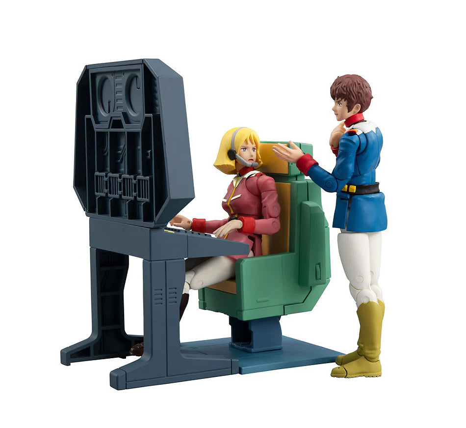 G.M.G. COLLECTION EX Mobile Suit Gundam White Base Bridge Radio Operator Desk (set with gift)