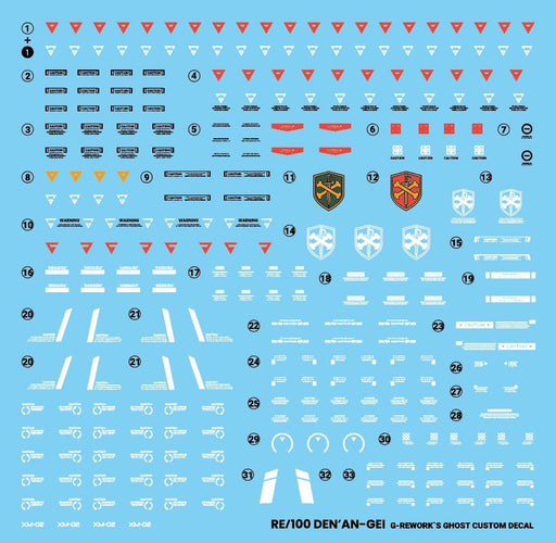 G-REWORK Decal CD-RE19 RE/100 Den'an-Gei - Box image
