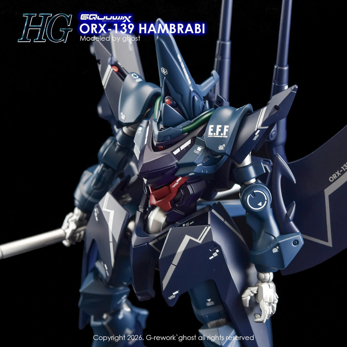 G-REWORK Decal H-GQ12 HG Hambrabi GQ Ver.