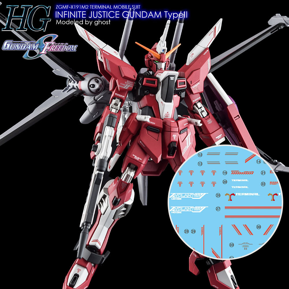 G-REWORK Decal H251 HGCE Infinite Justice Gundam Type II – Gundam Planet