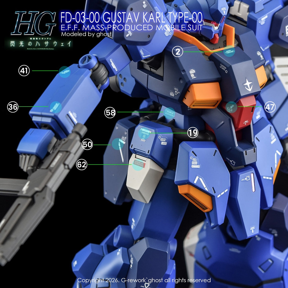 G-REWORK Decal H264 HGUC Gustav Karl Type-00