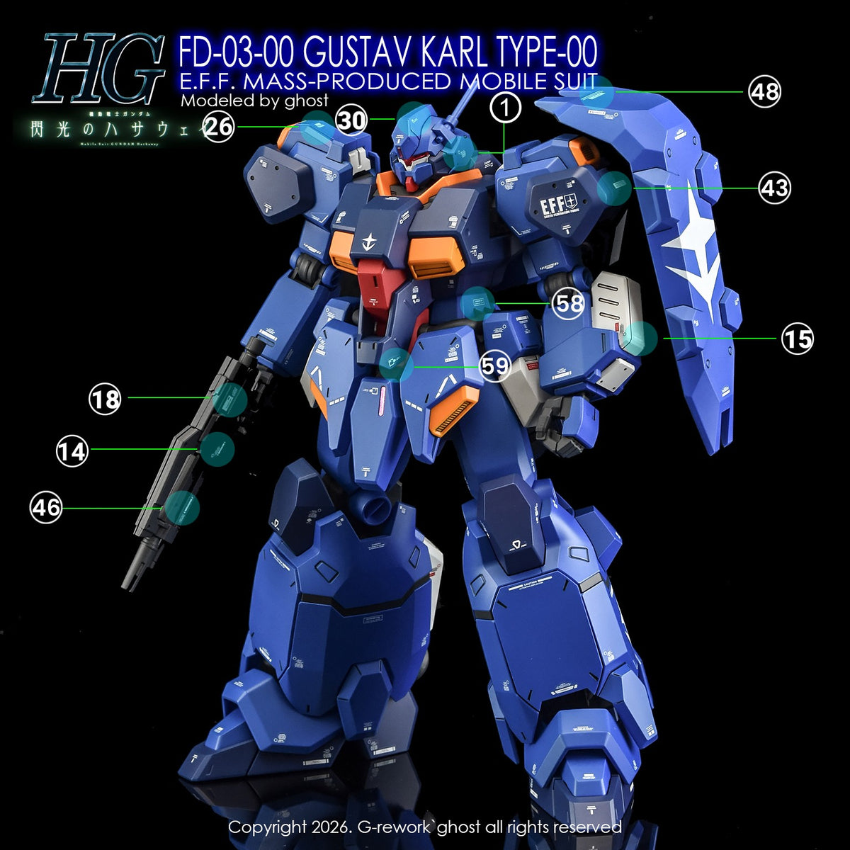 G-REWORK Decal H264 HGUC Gustav Karl Type-00