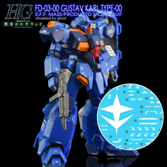 G-REWORK Decal H264 HGUC Gustav Karl Type-00 Base, Thumbnail