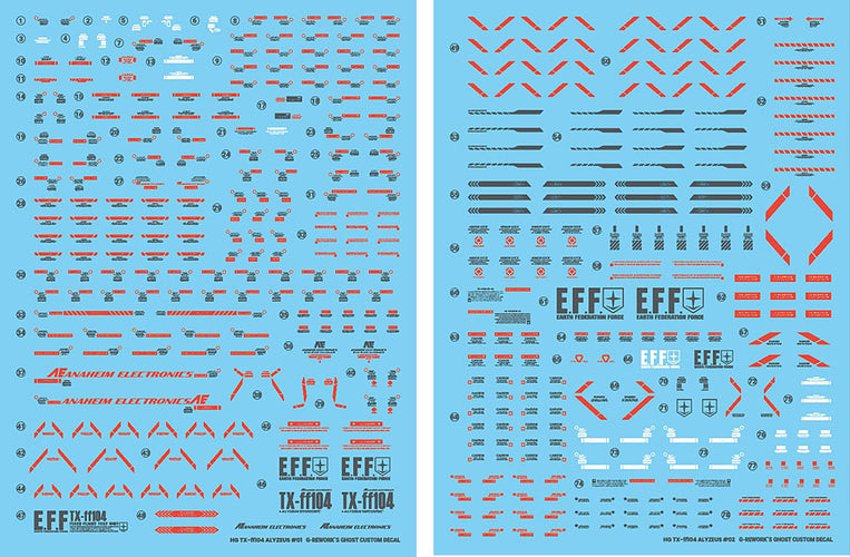 G-REWORK Decal H265 HGUC Alyzeus - Box image