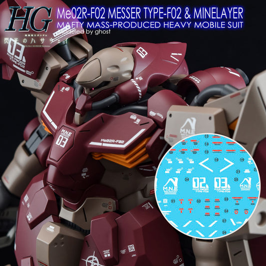 G-REWORK Decal HF02ML HGUC Messer Type-F02 Minelayer Base, Thumbnail