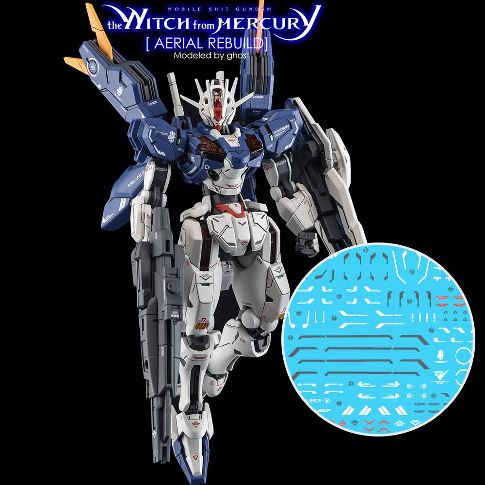 G-REWORK Decal HG Gundam Aerial Rebuild Water Decal – Gundam Planet